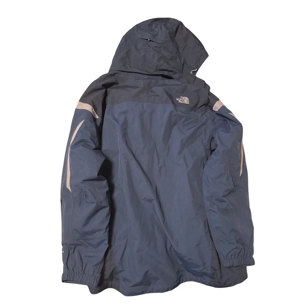 The North Face Vortex Triclimate Jacket Mens XL 3-in-1 HyVent F09 Blue Gray EUC